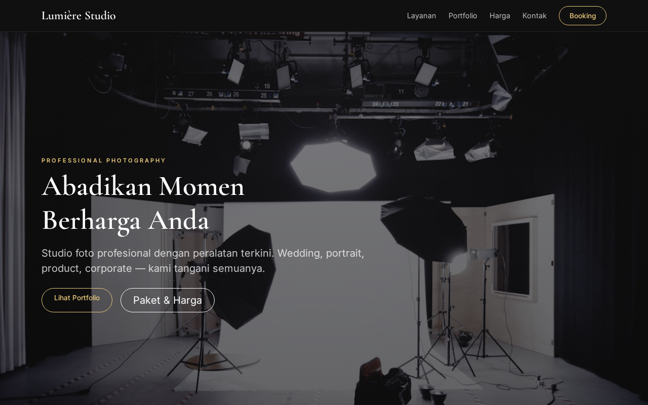 Fotografi / Studio